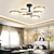 baratos Luzes de teto reguláveis-luminária de teto led exclusivo design sputnik 6 cabeças 30&quot; lustre led adequado para sala de jantar sala de estar e cozinha 110-240 v ouro preto