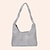 billige Aftenvesker-Dame Evening Bag Clutch vesker polyester Syntetisk Fest Utdrikningslag Bryllupsfest Helfarge Sølv