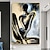 abordables Peintures portraits-Mintura main nue corps humain peintures à l&#039;huile sur toile mur art décoration moderne abstrait image pour la décoration intérieure roulé sans cadre non étiré peinture