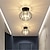 Χαμηλού Κόστους Φώτα Οροφής-led φωτιστικό οροφής βιομηχανικό στυλ κλουβιού πολυέλαιος χωνευτός λαμπτήρας μεταλλικός μοντέρνος στυλ βαμμένο φωτιστικό οροφής για διάδρομο 110-240v
