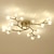 abordables Luces de techo regulables-accesorio de iluminación de techo led diseño único sputnik 12/16 cabezas araña led de 24 &quot;/ 31&quot; adecuada para comedor sala de estar y cocina 110-240v