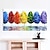 お買い得  花/植物画-キャンバス壁アート キャンバス油絵 虹の木の壁 手塗りの写真 リビングルームの家の装飾 現代アートワーク
