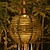 voordelige Landschapsverlichting-Buiten Zonne-energie Hanglicht Lantaarn IP65 Waterdicht Feestelijke LED Zonnehangprojectie Tuinlamp Voor Tuin Vakantie Decor Verlichting 25cm 10 Inch