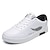 voordelige Herensneakers-Voor heren Sneakers Sportieve look Witte schoenen Comfortabele schoenen Casual Dagelijks PU Ademend Zwart Wit blauw Zomer Lente