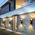 billige udendørs væglamper-led udendørs væglampe 10w 800 lumen aluminium udendørs ip65 vandtæt havelampe til vægvasker, balkon dekorativ væglampe ac85-265v 3000k 6000k sort/hvid