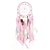 cheap Dreamcatcher-Pink Dream Catcher Handmade Gift Feather Hook Flower Wind Chime Ornament Wall Hanging Decor Art Boho Style, 67x16cm/26.3&#039;&#039;x6.3&#039;&#039;