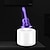abordables Répulsifs électriques contre les moustiques-Romantique amour 3d acrylique lampe à led pour la maison enfants veilleuse lampe de table fête d&#039;anniversaire décor saint valentin lampe de chevet