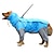 halpa Koiran vaatteet-koiran sadetakki hupulla vedenpitävä 4 jalkaa lemmikkieläinten sadetakki pienille keskikokoisille koirille