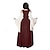 abordables Médiéval-Costume de fée de la Renaissance médiévale, chemise sur robe, sac à franges, oreilles d&#039;elfe, couronne de fleurs, ensemble médiéval rétro vintage, tenues pour femmes, costume de GN