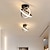 halpa Pinta-asennettavat ja puoliksi pinta-asennettavat-led kattovalaisimet geometriset muodot 23 cm kattovalot alumiini silikageeli moderni tyyli klassinen uutuus led moderni valkoinen/lämmin valkoinen 110-240v
