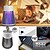baratos Mata-insetos-Bug zapper mosquito recarregável e mata-moscas luz interna com loop pendurado lâmpada elétrica para matar usb portátil armadilha led para quarto de casa acampamento ao ar livre