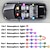 ieftine Fâșii LED-bandă de lumină decorativă cu LED pentru interiorul mașinii 16 milioane de culori 5 în 1 cu 236 inchi rgb cablu flexibil prin aplicație de control al automobilului lampă de atmosferă bandă de lumină