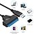 cheap Cables-SATA To USB 3.0 / 2.0 Cable Up To 6 Gbps For 2.5 Inch External HDD SSD Hard Drive, SATA 3 22 Pin Adapter USB 3.0 To Sata III Cord