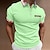 cheap Classic Polo-Men&#039;s Polo Shirt Golf Shirt Casual Holiday Lapel Quarter Zip Short Sleeve Fashion Basic Plain Quarter Zip Summer Regular Fit Black White Red Dark Navy Green Light Grey Polo Shirt