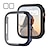 halpa Älykellokotelot-2 kpl Kellokotelo Yhteensopiva Apple Watch Series 8 7 41mm 45mm / Series 6 5 4 SE 40mm 44mm / Series 3 2 1 38mm 42mm Naarmuuntumaton Pölynkestävä HD Clear Kova PC Katsella Kansi