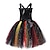 cheap Movie &amp; TV Theme Costumes-Pirates of the Caribbean Pirates of the Caribbean Dress Flower Girl Dress Tulle Dresses Girls&#039; Movie Cosplay Cosplay Black Children&#039;s Day Masquerade Dress