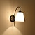 olcso LED-es falilámpák-lightinthebox led fali lámpa beltéri üveg nappali hálószoba fürdőszoba fém fali lámpák 3000k e26 fali lámpatestek semleges fehér 110-240v