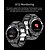 voordelige Smartwatches-LIGE BW0330 Slimme horloge 1.28 inch(es) Smart horloge Bluetooth ECG + PPG Stappenteller Gespreksherinnering Compatibel met: Android iOS Heren Waterbestendig Berichtherinnering Camerabediening IP 67