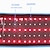 abordables Masseur corporel-rouge &amp; La ceinture de beauté de lumière LED infrarouge a mené le massage chaud de garniture 660nm/850nm la garniture de chaleur de taille réduit le gonflement