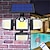 cheap Outdoor Wall Lights-Solar Motion Lights COB Solar Wall Light Outdoor Indoor Adjustable Angle Decoration Lighting for Garage Garden Home