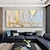 levne Abstraktní malby-ruční plátno olejomalba abstraktní zlatá fólie tlustá textura cuadros linie malby výzdoba obývací pokoj velké domácí obrázky