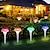 cheap Pathway Lights &amp; Lanterns-3/6pcs Solar Lawn Light Outdoor Waterproof Mushroom Lights RGB Changing Color Garden Lawn Walkway Decoration Solar Landscape Lights
