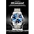 cheap Quartz Watches-OLEVS 9931 Quartz Dual Calendar Luxury Diamond Dial Men Wristwatches Business Stainless Steel Strap Waterproof Watch