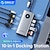 levne USB rozbočovače-dokovací stanice orico typ c hub na 4k60hz hdmi kompatibilní adaptér usb 3.0 rj45 pd100w nabíjení pro příslušenství notebooku macbook pro