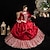 זול תחפושות מהעולם הישן-נסיכת שייקספיר גותית ויקטוריאנית רוקוקו וינטג&#039; שמלת ימי הביניים שמלת נשף תחפושת קוספליי שמלת נשף שמלת נשף שרוולים באורך 3/4