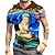 cheap Everyday Cosplay Anime Hoodies &amp; T-Shirts-One Piece Monkey D. Luffy Roronoa Zoro Cartoon Sportswear Back To School Anime 3D Harajuku Graphic For Men&#039;s Adults&#039; Back To School 3D Print