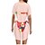 abordables Gráfico divertido-Vestido tipo pareo con camiseta de bikini para mujer