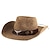 abordables Costumes vintage et anciens-18ème siècle 19ème siècle État du Texas Chapeau de cowboy Cowboy de l&#039;Ouest américain Homme Femme Chapeau