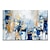 お買い得  抽象画-ミンチュラ 手作り 厚いテクスチャ 油絵 キャンバス ウォールアート 装飾 モダン 抽象画 ホームデコレーション ロールフレームレス 未延伸絵画