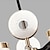 abordables Diseño de círculo-luz colgante led regulable diseño sputnik formas geométricas ajustables montaje empotrado luces de techo 6 luces 30 &quot;candelabros colgantes para sala comedor cocina 220-240v