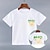 billiga T-shirts och skjortor för pojkar-Barn Pojkar T-shirt Tee Djur Tecknat Kortärmad Bomull Barn Top Ledigt Mode Sommar Ljusbeige 3-10 år