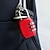 Χαμηλού Κόστους Λουκέτο δακτυλικών αποτυπωμάτων-ελβετική σταυρωτή οθόνη τυπωμένη κλειδαριά κωδικού έλξης ράβδος αποσκευών κουτί ταξιδιού αντικλεπτική κλειδαριά tsa κλειδαριά τσάντας