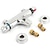 abordables Robinets de douche-mitigeur thermostatique bain douche barre murale, chrome salle de bain baignoire anti-brûlure robinet, bas g1/2 exposé thermostatique douche robinets température constante baignoire douche robinets