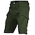 cheap Men&#039;s Bottoms-Men&#039;s Tactical Shorts Cargo Shorts Plain Zipper Pocket Waterproof Breathable Outdoor Daily Going out Fashion Casual Black Green