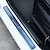 billige Dekorasjonsremser-3 stk bilterskel anti-tråkk/ripe dør dekor bump klistremerke blå 1 meter