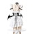 baratos Fantasias Anime-Inspirado por Fantasias Ternos de Empregadas Anime Trajes de cosplay Japanês Baile de Máscaras Trajes de cosplay Vestidos Vestido Ocasiões Especiais Para Mulheres Para Meninas