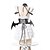 abordables Costumes de manga-Inspiré par Cosplay Tenus de Soubrette Manga Costumes de Cosplay Japonais Mascarade Costumes de Cosplay Robes Robe Costume Pour Femme Fille