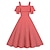 זול תחפושות מהעולם הישן-רטרו\וינטאג&#039; שנות ה-50 שמלת קוקטייל לבוש יומיומי שמלות תחפושת למסיבה שמלת התלקחות בגדי ריקוד נשים מסיבה\אירוע ערב שמלה