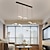 abordables Suspension-led pendentif lumières cuisine dimmable acrylique éclairage 40cm 1/3/4-lumière ferme moderne foyer entrée luminaires plafond suspendu globe sur table 110-240v