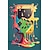 رخيصةأون مطبوعات أفلام كرتون-80s 90s جدار الفن الملونة نيون ألعاب تحكم قماش المشارك الخيال سماعات esports الألعاب جدار الفن اللوحة ل غرفة kawaii ديكور