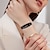 abordables Correas de reloj Fitbit-Correa de Smartwatch Compatible con Fitbit Inspire 3 Acero Inoxidable Reloj inteligente Correa Ajustable Malla Correa Milanesa Reemplazo Pulsera