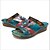 ieftine Sandale de Damă-Pentru femei Sandale Boho Sandale Platformă Papuci de exterior Zilnic Plajă Floral Vară Flori Toc Platformă Epocă Casual Imitație Piele Albastru