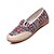 cheap Women&#039;s Slip-Ons &amp; Loafers-Women&#039;s Slip-Ons Comfort Shoes Daily Walking Summer Round Toe Vintage Casual Canvas Loafer Black Light Red Red