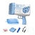 cheap Outdoor Fun &amp; Sports-Bubble Gun Rocket  Holes Soap Bubbles Machine Gun Shape Automatic Blower With Light Toys For Kids Pomperos Childrens Day Gift