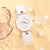 preiswerte Quarz-Uhren-Uhr der Frauen 5pcs/set zufälliger koreanischer Quarzuhrsatz der Frauen