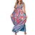 cheap Maxi Dresses-Women&#039;s Swing Dress Summer Dress Slip Dress Long Dress Maxi Dress Streetwear Casual Floral Print Outdoor Daily Holiday Square Neck Sleeveless Dress Slim Blue Summer Spring M L XL XXL